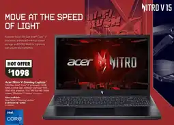 Harvey Norman Acer Nitro V Gaming Laptop offer