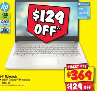 JB Hi-Fi 14 Notebook offer