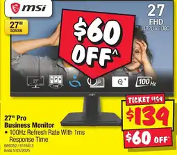 JB Hi-Fi 27" Pro Business Monitor offer