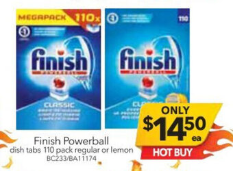 Cheap as Chips Finish Powerball Dish Tabs 110 Pack offer