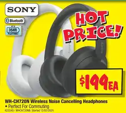 JB Hi-Fi WH-CH720N Wireless Noise Cancelling Headphones offer