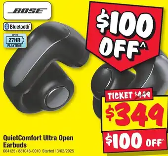 JB Hi-Fi QuietComfort Ultra Open Earbuds offer