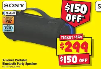 JB Hi-Fi X-Series Portable Bluetooth Party Speaker offer