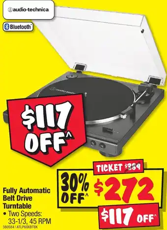 JB Hi-Fi Fully Automatic Belt Drive Turntable offer