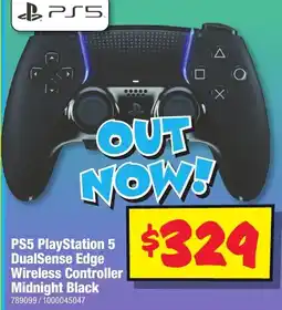 JB Hi-Fi PS5 PlayStation 5 DualSense Edge Wireless Controller Midnight Black offer