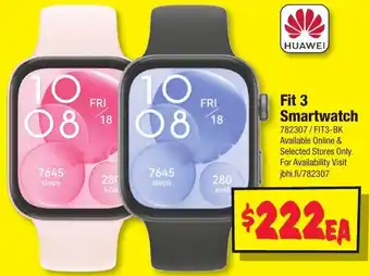 JB Hi-Fi Fit 3 Smartwatch offer