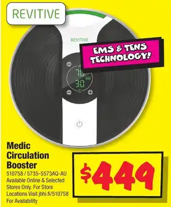 JB Hi-Fi Medic Circulation Booster offer