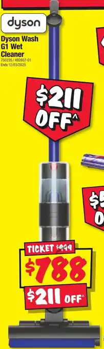 JB Hi-Fi Dyson Wash G1 Wet Cleaner offer