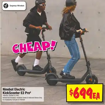 JB Hi-Fi Ninebot Electric KickScooter E2 Pro* offer