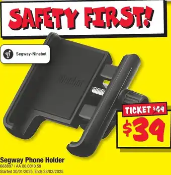 JB Hi-Fi Segway Phone Holder offer