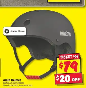 JB Hi-Fi Adult Helmet offer