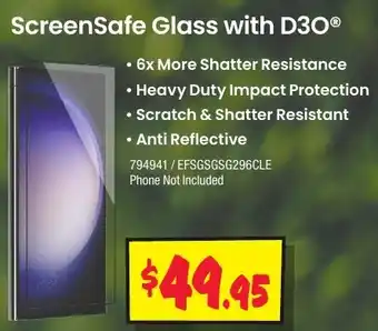 JB Hi-Fi SCScreenSafe Glass with D3O offer