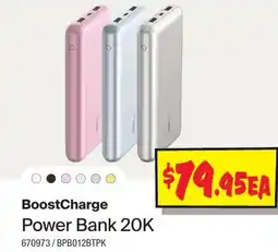 JB Hi-Fi BoostCharge Power Bank 20K offer