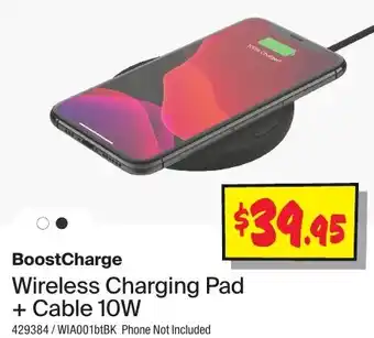 JB Hi-Fi BoostCharge Wireless Charging Pad + Cable 10W offer