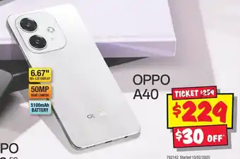 JB Hi-Fi OPPO A40 offer