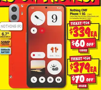 JB Hi-Fi Nothing CMF Phone 1 5G offer