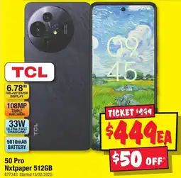 JB Hi-Fi 50 Pro Nxtpaper 512GB offer