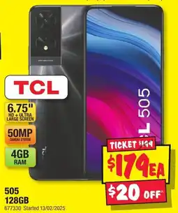 JB Hi-Fi 505 128GB offer