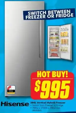 The Good Guys Vertical Hybrid Freezer offer