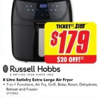 The Good Guys Satisfry Extra Large Air Fryer offer