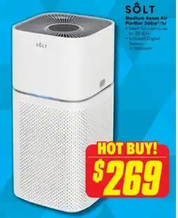 The Good Guys Medium Room Air Purifier 360m³/hr offer