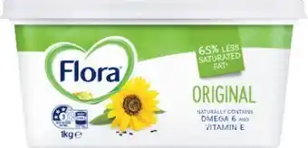 Coles Flora Margarine Spread Original 1kg offer