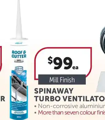 Stratco Spinaway Turbo Ventilator offer