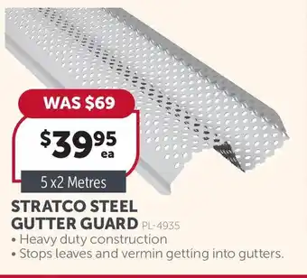 Stratco Stratco Steel Gutter Guard offer