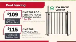 Stratco Flat Top Pool Fencing Panel offer