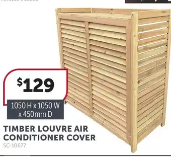 Stratco Timber Louvre Air Conditioner Cover offer