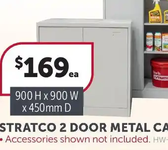 Stratco Stratco 2 Door Metal Cabinets offer