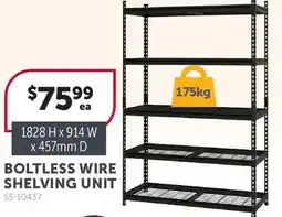 Stratco Boltless wire shelving unit offer