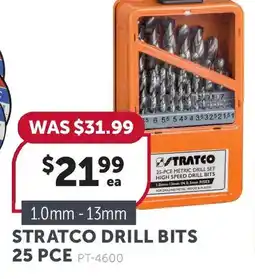 Stratco Stratco Drill Bits 25 PCE offer