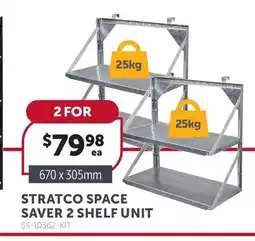 Stratco Stratco Space Saver 2 Shelf Unit offer