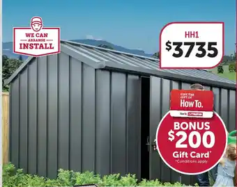 Stratco Handi-Hilander Shed HH2 offer