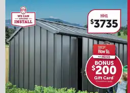 Stratco Handi-Hilander Shed HH4 offer