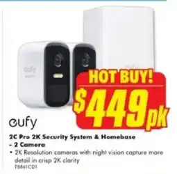 The Good Guys 2C Pro 2K Security System & Homebase offer