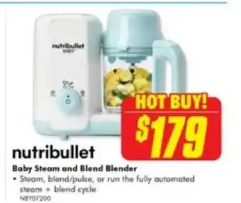 The Good Guys Nutribullet Baby Steam and Blend Blender offer