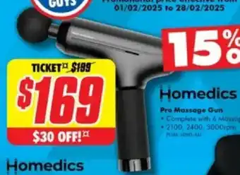 The Good Guys Pro Massage Gun offer