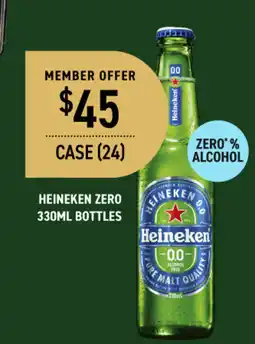 Dan Murphy's Heineken zero bottles offer