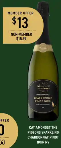 Dan Murphy's Cat amongst the pigeons sparkling chardonnay pinot noir nv offer