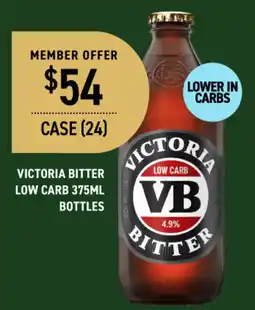 Dan Murphy's Victoria bitter low carb bottles offer