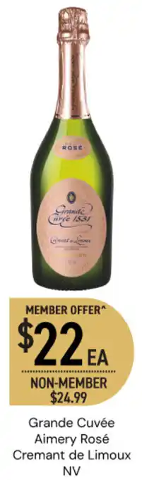 Dan Murphy's Grande Cuvée Aimery Rosé Cremant de Limoux NV offer