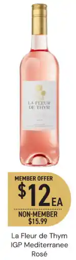 Dan Murphy's La Fleur de Thym IGP Mediterranee Rosé offer