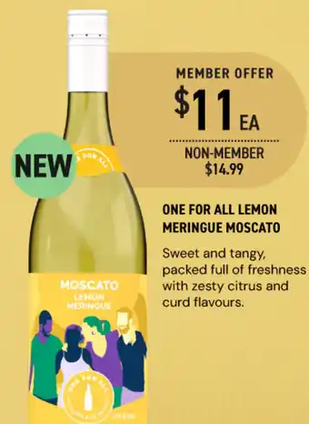 Dan Murphy's One for all lemon meringue moscato offer