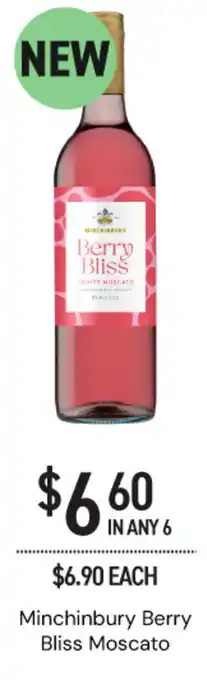 Dan Murphy's Minchinbury Berry Bliss Moscato offer