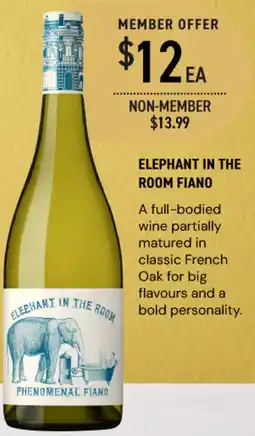 Dan Murphy's Elephant in the room fiano offer