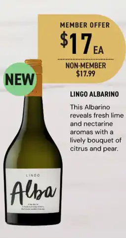 Dan Murphy's Lingo albarino offer