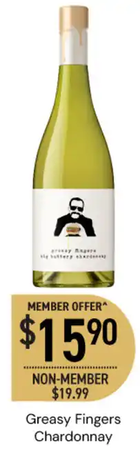 Dan Murphy's Greasy Fingers Chardonnay offer