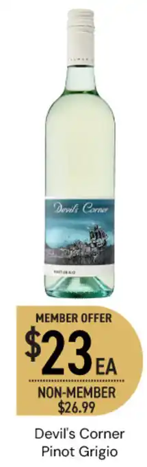 Dan Murphy's Devil's Corner Pinot Grigio offer